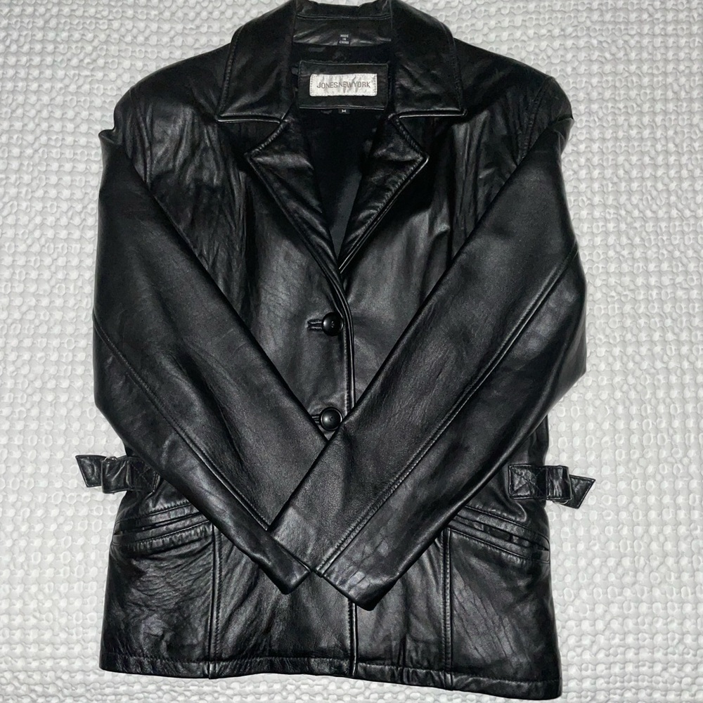 Vintage leather jacket/blazer